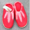 Håndlavet hjemmesko, rød