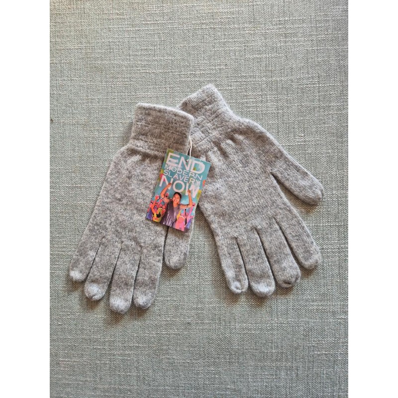 Bløde handsker, musegrå