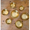 Sæt med 7 gyldne skåle