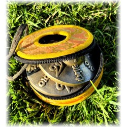 Tingsha-klokker dekoreret