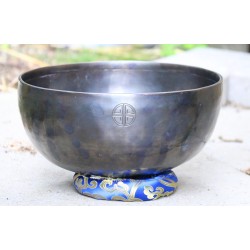 Sort fuldmåneskål (24 cm)