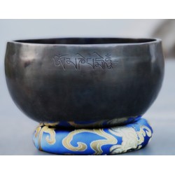 Sort fuldmåneskål (15.5 cm)