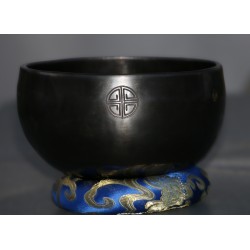 Sort fuldmåneskål (15.5 cm)